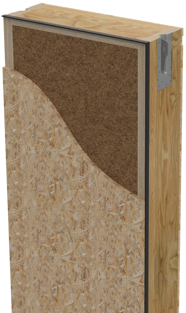 Arcalignum est un élément constructif en ossature bois et fibres de bois, préfabriqué, prêt à être monté à sec, permettant la réalisation facile de construction écologique légères, surélévations ou extensions de bâtiments existants. Le principe de montage se base sur une innovation d'assemblage facilité, avec un système d'emboitement entre éléments, grâce à des pièces métalliques chevillées.
