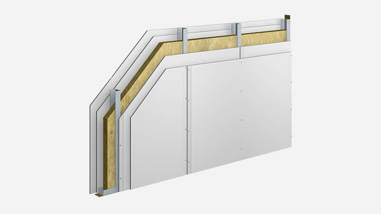 La plaque de plâtre Rigips est composée d'un noyau de plâtre revêtu de carton. Elle est utilisée pour le parement de cloisons à montants métalliques, de doublages et de systèmes de faux-plafonds suspendus, ou aussi directement collée sur des éléments de construction verticaux comme variante d'enduit à sec. Les plaques permettent de réaliser des constructions composites de très grande qualité, qui remplissent les exigences les plus élevées en matière de physique du bâtiment pour ce qui concerne l'isolation acoustique et la protection incendie. Le produit est disponible en divers formats et épaisseurs.