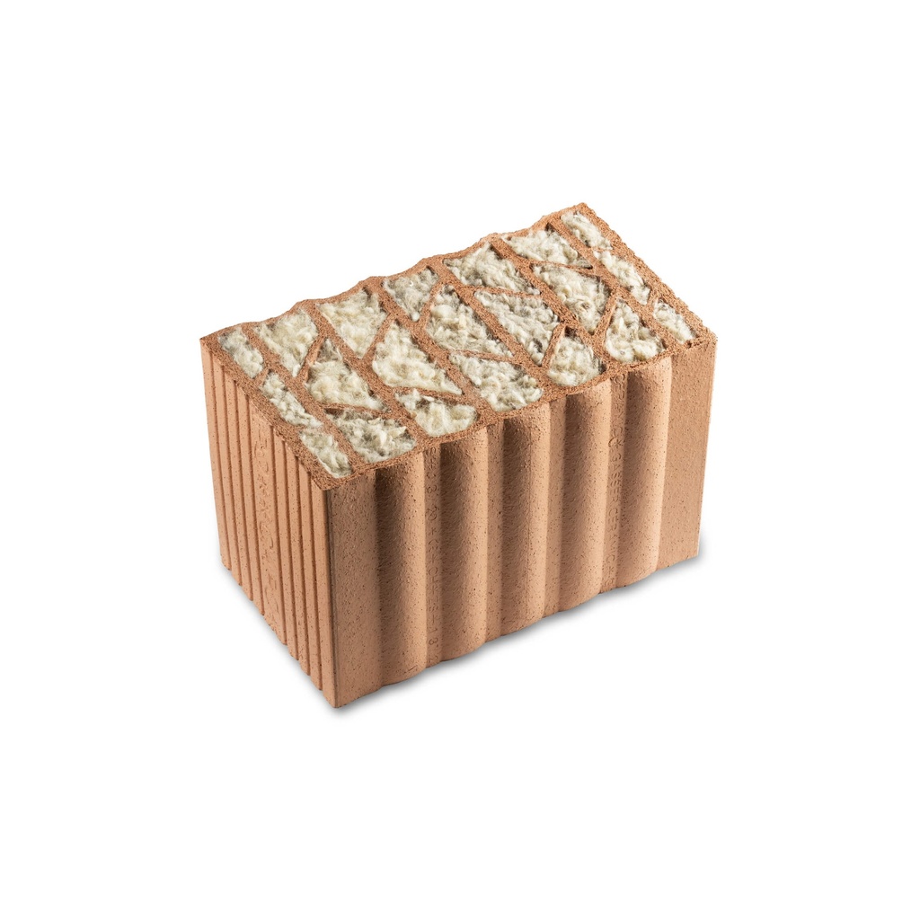 La brique Capo permet la réalisation de murs structurels monolithiques, c'est à dire qui combinent en un seul tenant les propriétés d'isolation thermique et acoustique, de masse thermique, de déphasage, tout en étant porteur et pouvant être directement enduit par des couches de finition, intérieur et extérieure.