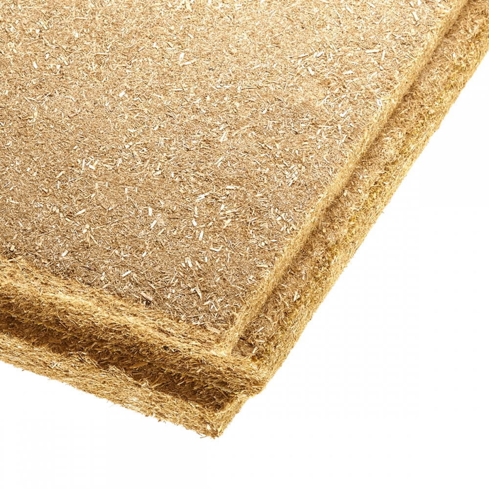 Isolation thermique et acoustique pour les murs extérieurs à ossature bois et panneau isolant hydrofuge haute densité sur chevrons, résistant à la compression. VestaEco THERM améliore l’isolation thermique et la capacité de stockage de la chaleur et réduit le surchauffage estival des constructions à ossature bois.