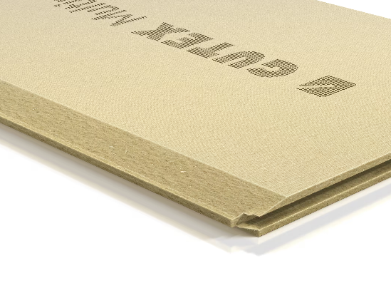 Gutex Multiplex-top permet de réaliser des isolations en fibres de bois résistantes à la pluie avec une faible hauteur de construction. Les Panneau de sous-toiture convient pour les structures de toit dans les constructions neuves, pour les rénovations de toitures par l'intérieur et par l'extérieur, comme plaque de recouvrement pour les isolations sur toiture et comme protection dans les isolations murales ventilées. Une grande ouverture à la diffusion ainsi qu'une capacité marquée d'accumulation et de restitution de l'humidité assurent une sécurité à long terme en matière de physique du bâtiment. La rainure étanche au vent Peigne-Protège efficacement la structure isolante contre l'air froid qui la traverse.