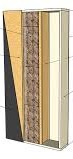 L'alliance du bois pour la structure, de la paille pour l'isolation et de la terre pour l'inertie thermique (et la protection feu) est presque imbattable en termes de bilan écologique et promet en outre un climat ambiant optimal. La Manufacture Bois Paille propose des murs et élements de toiture en ossature bois (MOB), isolés avec des bottes de paille et d'autres matériaux biosourcés ou non isolés. Les MOB sont préfabriqués sur mesure selon les plans des architectes. Les cinq types de MOB sont de géométries variables et s'adaptent aux besoins. Le site de fabrication est situé près de Lyon. Les bottes de paille utilisées pour l'isolation des éléments proviennent de la région. 
