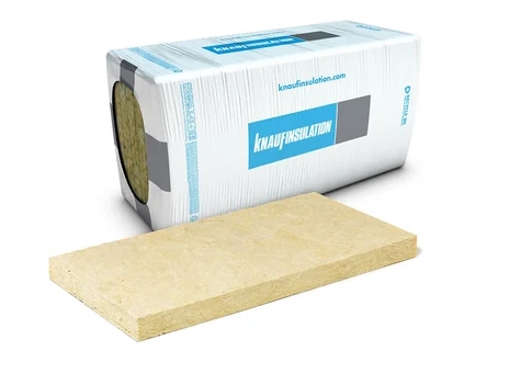 Panneau d’isolation pour façades FPL-035 en laine de roche pour la protection thermique, acoustique et incendie dans des façades ventilées non-transparentes et des murs à double paroi. Pour des isolants d’une épaisseur supérieure à 80 mm, il est possible de faire un montage à 1 cheville