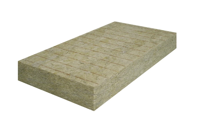 Panneau isolant à encastrer en laine de roche liée pour ossatures bois, incombustible, pour isolation thermique et acoustique, imputrescible, indéformable et résistant au vieillissement.