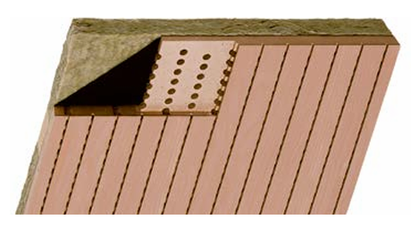 Ces rainures sont la solution idéale pour les besoins d'absorption standard. Comme pour toutes les distances centre à centre, les larges rainures sont également disponibles en rainures de 2 mm, 3 mm et 4 mm. Grâce à la connexion précise rainure et languette, les planches donnent une surface attrayante avec une apparence sans joint, car le joint de connexion correspond aux dimensions des rainures. Les planches permettent un assemblage simple et flexible. Elles peuvent être installées en les agrafant à une latte en bois ou en les fixant à une barre H/T avec des clips rotatifs.
