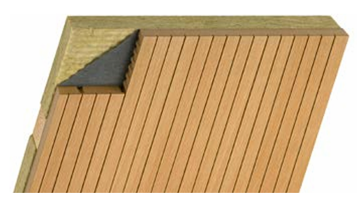 Ces rainures sont la solution idéale pour les besoins d'absorption standard. Comme pour toutes les distances centre à centre, les larges rainures sont également disponibles en rainures de 2 mm, 3 mm et 4 mm. Grâce à la connexion précise rainure et languette, les planches donnent une surface attrayante avec une apparence sans joint, car le joint de connexion correspond aux dimensions des rainures. Les planches permettent un assemblage simple et flexible. Elles peuvent être installées en les agrafant sur une latte en bois ou en les fixant à une barre H/T avec des clips rotatifs.  Les panneaux sont utilisés pour des plafonds et des murs amovibles ou fixes avec des joints visibles. Les panneaux peuvent être fournis avec différents types de bords et conviennent également pour les façades d'armoires et les séparations de pièces.