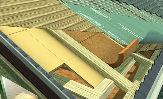 UdiFLEX® est une plaque isolante en fibre de bois flexible pour les constructions de toits et de murs perméables à la vapeur, destinée à isoler les vides/revêtements et entre les chevrons.